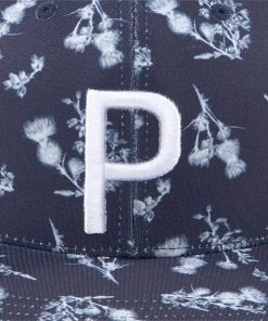 PUMA Men's Lowlands P Snapback Golf Hat White/lavender -PUMA Sales 2022 unnamed file 1000