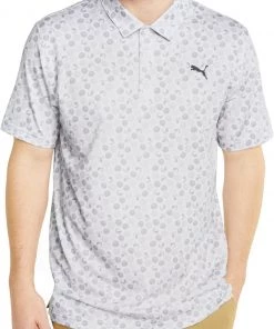 PUMA Men's MATTR Beach Trip Golf Polo Lavendar Pop/blazing Blue