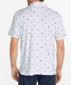 Puma Men's MATTR Pouring Buckets Golf Polo Bright White/brightcobalt -PUMA Sales 2022 unnamed file 1024