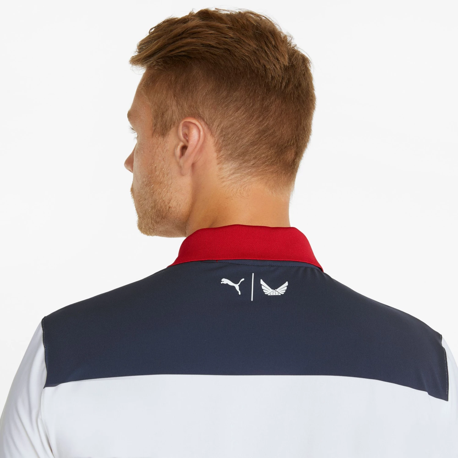 PUMA Men's Volition Colorblock Golf Polo Ski Patrol/navy Blazer 6 PUMA Men's Volition Colorblock Golf Polo Ski Patrol/navy Blazer - Image 4