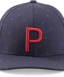 PUMA Men's Love Golf P Snapback Golf Hat White/yellow