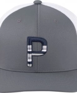 PUMA Men's Sundown Trucker P Snapback Golf Hat Navy/white -PUMA Sales 2022 unnamed file 1061