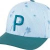 PUMA Men's Seersucker Palmetto 110 Snapback Golf Hat Bright White/ocean Depths -PUMA Sales 2022 unnamed file 1071