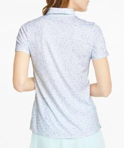 Puma Women's MATTR Fancy Plants Short Sleeve Golf Polo Navy Blazer/pale Grape -PUMA Sales 2022 unnamed file 1088