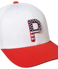 PUMA Men's 2020 P110 Stars & Stripes Golf Hat White -PUMA Sales 2022 unnamed file 1133
