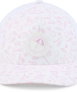 PUMA Men's Golf Arnold Palmer King Snapback Hat White/pink -PUMA Sales 2022 unnamed file 1141
