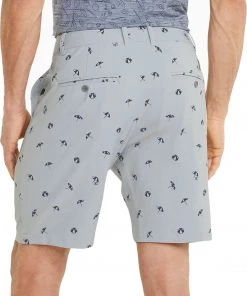 PUMA X Arnold Palmer Men's Arnold Palmer Umbrella Shorts Light Aqua/navy Blazer -PUMA Sales 2022 unnamed file 1154