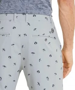 PUMA X Arnold Palmer Men's Arnold Palmer Umbrella Shorts Light Aqua/navy Blazer -PUMA Sales 2022 unnamed file 1155