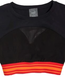 PUMA Women's High Court Ora Mesh Women's Basketball Top Puma Black