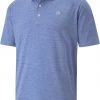 PUMA X Arnold Palmer Men's AP King Golf Polo Navy Blaze Heather -PUMA Sales 2022 unnamed file 1158