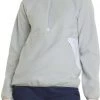 PUMA Women's Sherpa Golf 1/4 Zip High Rise Hthr/brt White