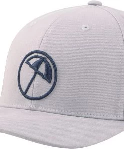 PUMA X Arnold Palmer Men's AP Circle Umbrella Snapback Golf Hat Grey/navy