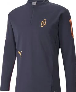 Puma Men's Neymar Jr. Flare 1/4 Zip Long Sleeve Training Top Parisian Night