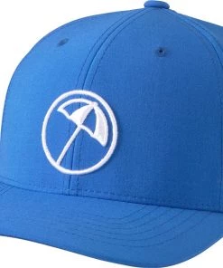 PUMA X Arnold Palmer Men's AP Circle Umbrella Snapback Golf Hat Future Blue