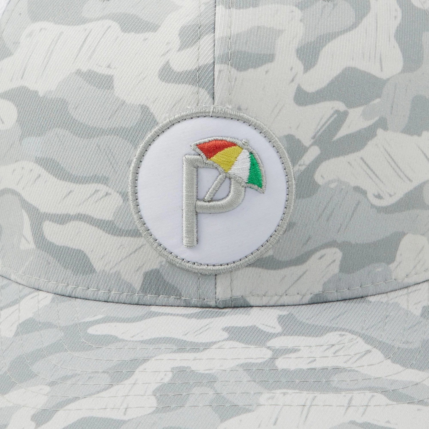 PUMA X Arnold Palmer Men's Palmer Camo P Snapback Golf Cap Quiet Shade/high Rise 6 PUMA X Arnold Palmer Men's Palmer Camo P Snapback Golf Cap Quiet Shade/high Rise - Image 4