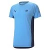 PUMA Men's Manchester City Evostripe Blue T-Shirt