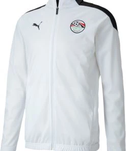 PUMA Men's Egypt Stadium White Full-Zip Jacket