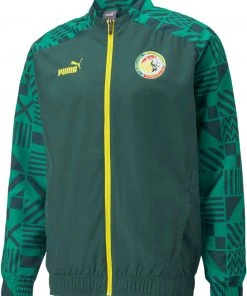 PUMA Senegal '22 Green Prematch Jacket For Men
