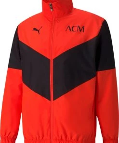 PUMA Men's AC Milan '21 Prematch Red Jacket