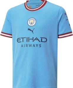 PUMA Youth Manchester City '22 Home Replica Jersey For Girls'
