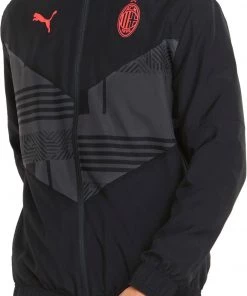 PUMA AC Milan '21 Black Prematch Jacket For Men