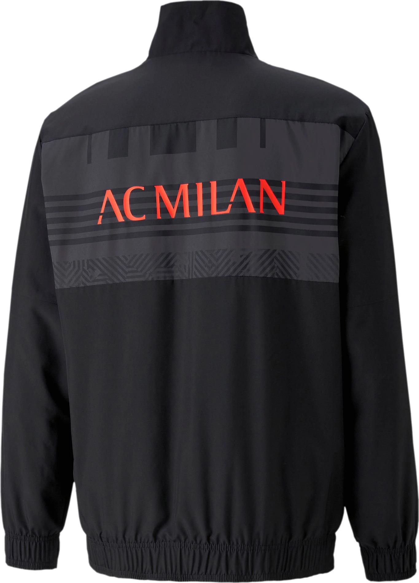 PUMA AC Milan '21 Black Prematch Jacket For Men 6 PUMA AC Milan '21 Black Prematch Jacket For Men - Image 4
