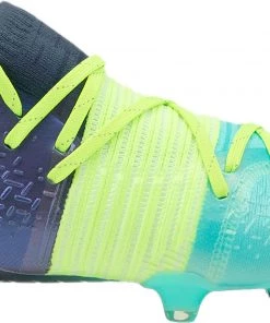 PUMA Men's Future Z 1.2 FG Soccer Cleats Blue/green