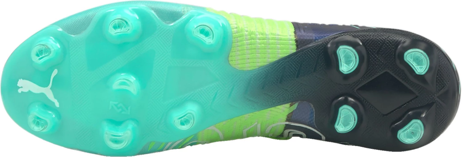 PUMA Men's Future Z 1.2 FG Soccer Cleats Blue/green 4 PUMA Men's Future Z 1.2 FG Soccer Cleats Blue/green - Image 2