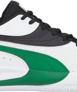 PUMA Triple Basketball Shoes For Men White/green
