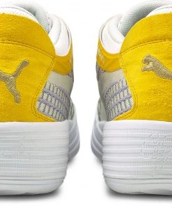 PUMA Clyde All-Pro Basketball Shoes For Men Yellow/white -PUMA Sales 2022 unnamed file 1499