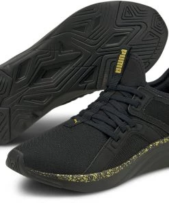 PUMA Women's Sophia Shimmer Shoes Black/gold -PUMA Sales 2022 unnamed file 1534