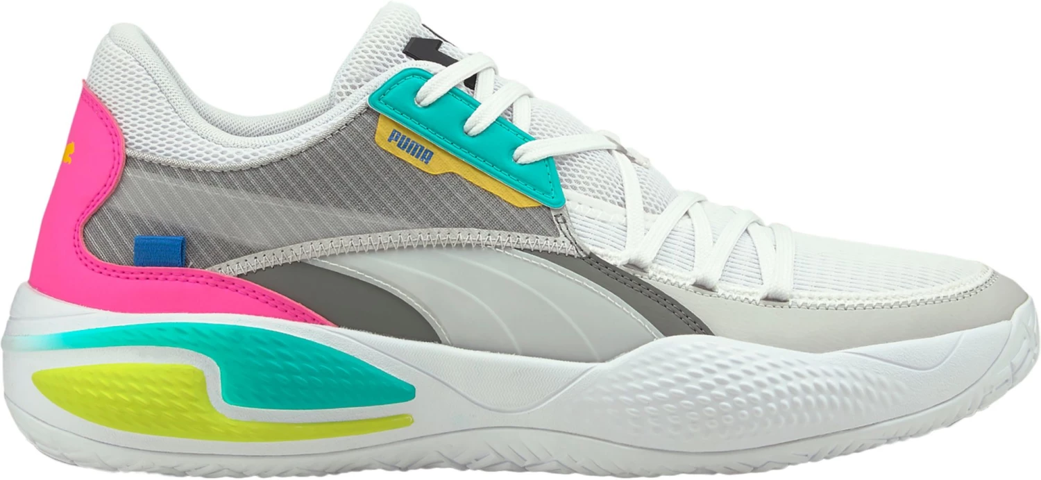 PUMA Court Rider Basketball Shoes For Men White/gray 3 PUMA Court Rider Basketball Shoes For Men White/gray