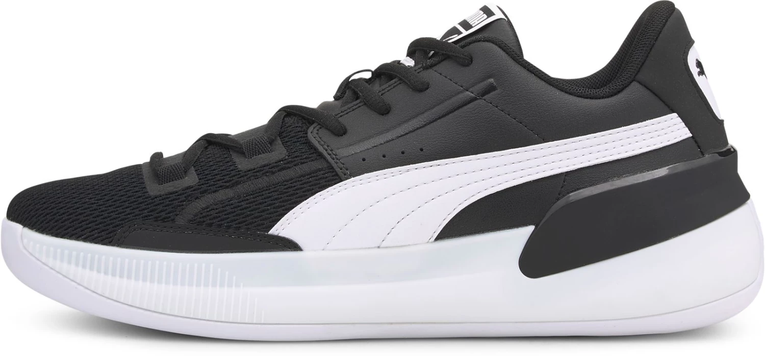 PUMA Clyde Hardwood Basketball Shoes For Men White 5 PUMA Clyde Hardwood Basketball Shoes For Men White - Image 3