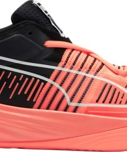 PUMA Fusion Nitro Basketball Shoes For Men Citrus/black