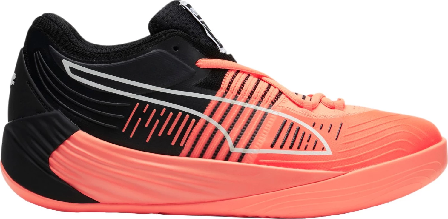 PUMA Fusion Nitro Basketball Shoes For Men Citrus/black 3 PUMA Fusion Nitro Basketball Shoes For Men Citrus/black