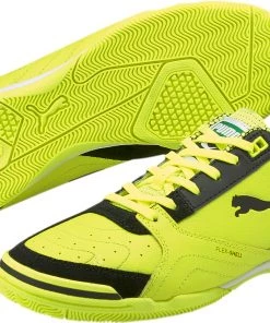 PUMA Ibero Indoor Soccer Shoes For Men Yellow/black -PUMA Sales 2022 unnamed file 1564