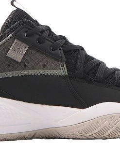 PUMA Court Rider Basketball Shoes For Men Black/yellow