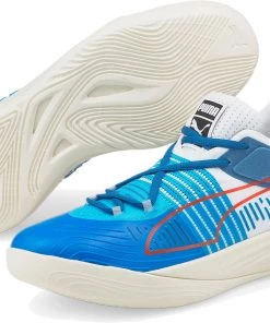 PUMA Fusion Nitro Basketball Shoes For Men Ocean Blue/white/black -PUMA Sales 2022 unnamed file 1576