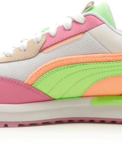 PUMA Women's City Rider Shoes White/green/pink -PUMA Sales 2022 unnamed file 1579