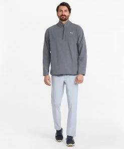 PUMA Men's Marin 1/4 Zip Jacket Puma Black Heather -PUMA Sales 2022 unnamed file 160