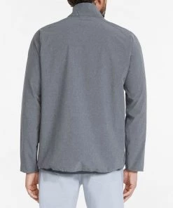 PUMA Men's Marin 1/4 Zip Jacket Puma Black Heather -PUMA Sales 2022 unnamed file 161