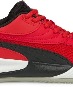 PUMA Kids' Triple JR Basketball Shoes For Boys' Red/black