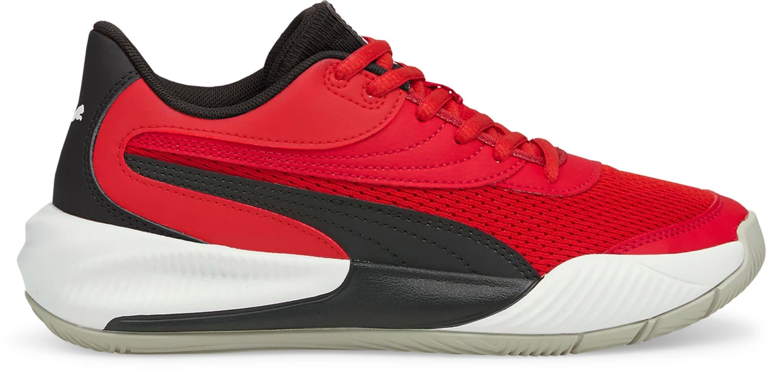PUMA Kids' Triple JR Basketball Shoes For Boys' Red/black 3 PUMA Kids' Triple JR Basketball Shoes For Boys' Red/black