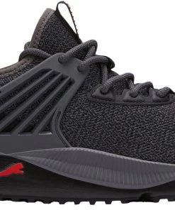 PUMA Men's Pacer Future Knit Shoes Black/red
