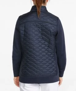 Puma Women's Cloudspun WRMLBL Golf Jacket Navy Blazer -PUMA Sales 2022 unnamed file 169