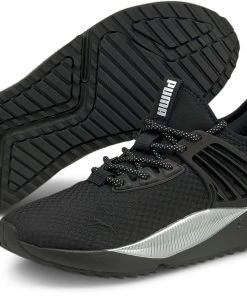 PUMA Women's Pacer Future Shine Shoes Black/silver -PUMA Sales 2022 unnamed file 1697