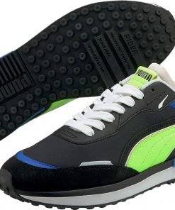 PUMA Men's City Rider Electric Shoes Black/green -PUMA Sales 2022 unnamed file 1712