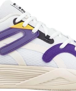 PUMA TRC Blaze Court Basketball Shoes For Women White/yellow