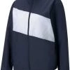 PUMA Women's First Mile Wind Jacket Navy Blazer/bright White