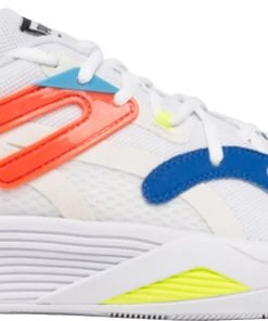 PUMA TRC Blaze Court Basketball Shoes For Men White/cherry Tomato